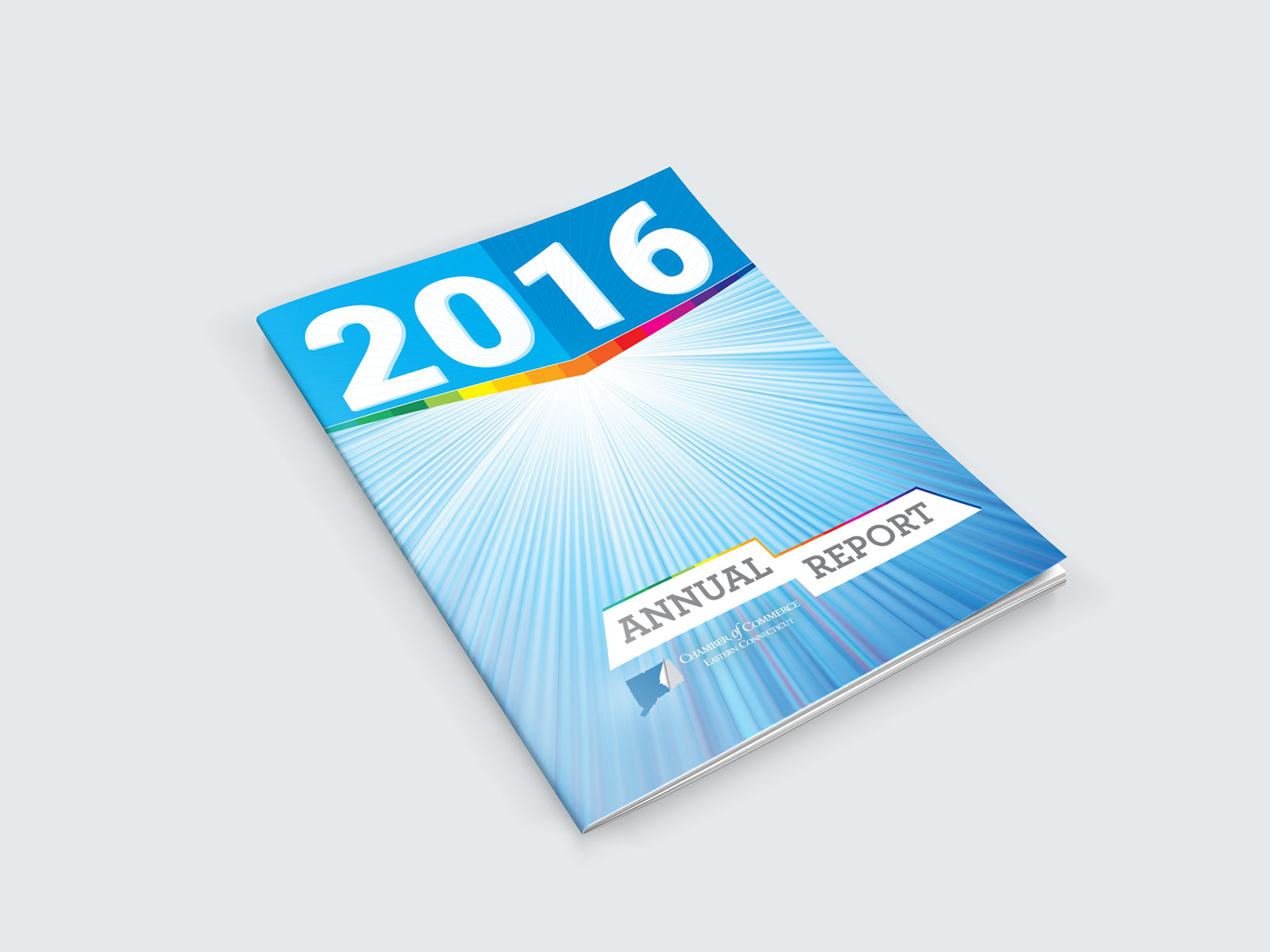 Annual report booklet cover