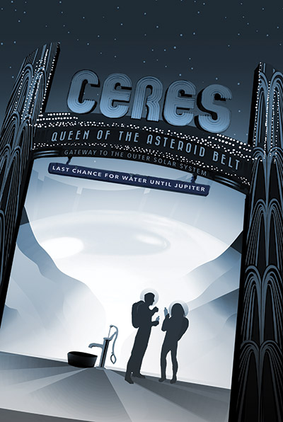 JPL Poster of Ceres