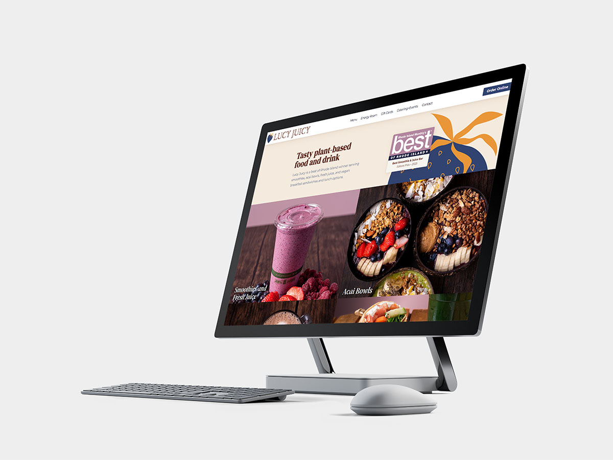 homepage design on surface computer